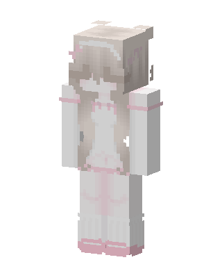 Pink Angel Girl Minecraft skin