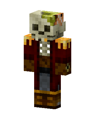 Zombie Pirate Captain Minecraft skin