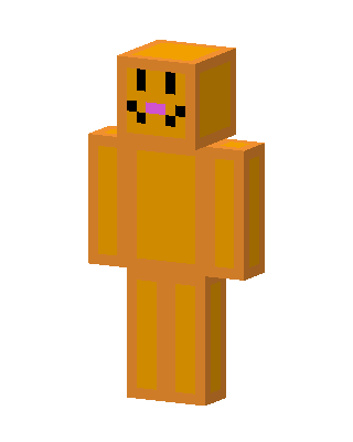 Gold Mob skin, 3D preview