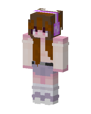 Pink Anime Girl skin, 3D preview