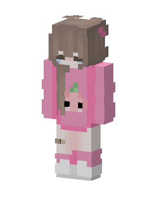 Pink Peach Girl skin, 3D preview