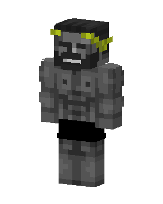 Gray Fighter Boy skin, 3D preview