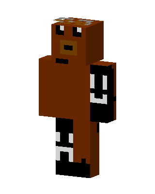 Freddy Fazbear skin, 3D preview