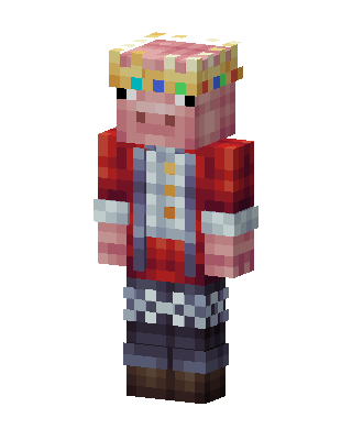 Technoblade skin, 3D preview