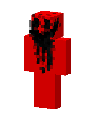Red Villain Minecraft skin