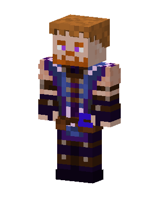 Arcane Wanderer skin, 3D preview