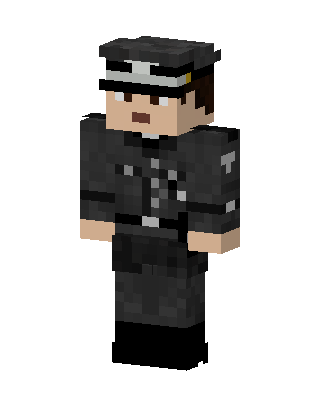 Black Cop Boy Minecraft skin