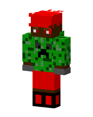 Green Creeper Boy Minecraft skin