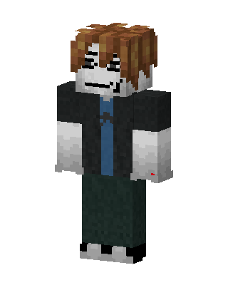 Bacon Hair Ghost skin, 3D preview