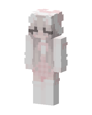 Pink Bunny Girl skin, 3D preview