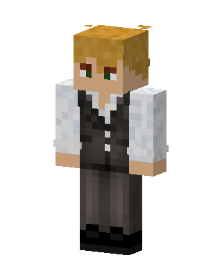 Vested Blond skin, 3D preview
