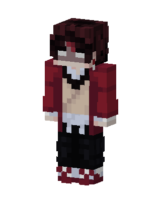 Red Player skin, 3D preview