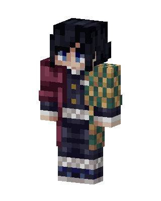 Giyu Tomioka skin, 3D preview