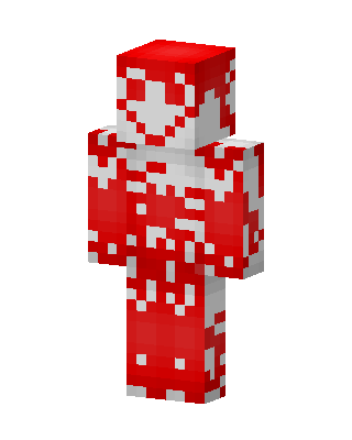 Red Mushroom skin, 3D preview