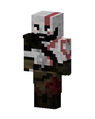 Kratos Minecraft skin