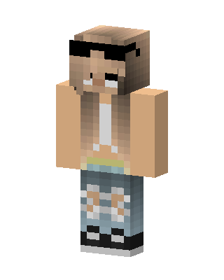Sunglasses Girl Minecraft skin