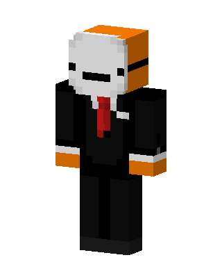 Masked Orange Suit skin, 3D preview