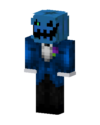 Blue Villain Boy Minecraft skin