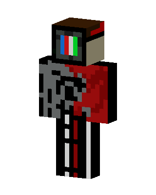 Black Villain skin, 3D preview