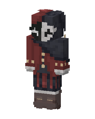 Jester Ghostface skin, 3D preview