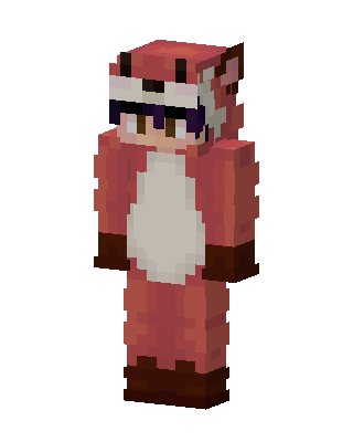 Fox Onesie skin, 3D preview