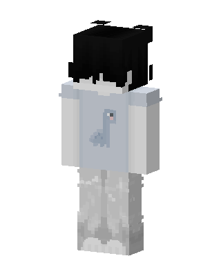 Dino Tee Boy skin, 3D preview