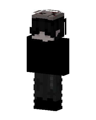 Black Gamer Boy skin, 3D preview