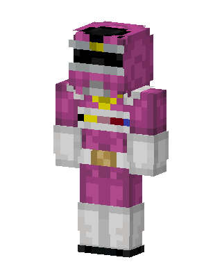 Pink Masked Hero Girl Minecraft skin