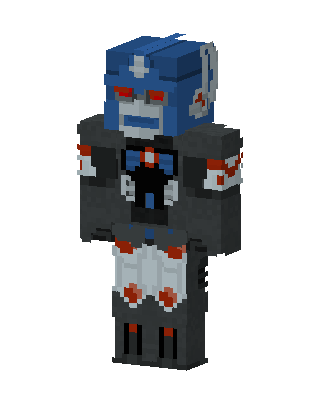 Blue Robot Boy Minecraft skin