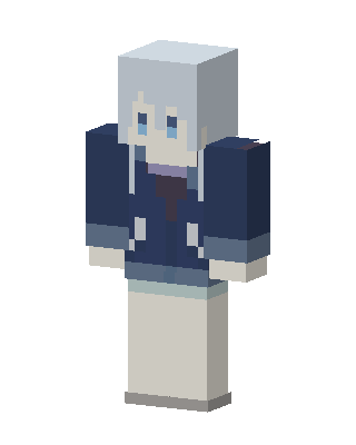 Silver Sailor Minecraft blue skin