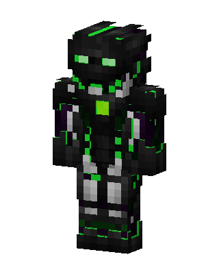 Neon Sentinel skin, 3D preview