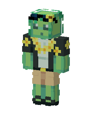 Sunflower Frog skin, 3D preview