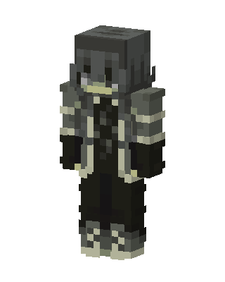 Gray Armored Knight Minecraft skin
