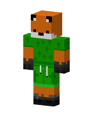 Fox Hoodie Minecraft skin