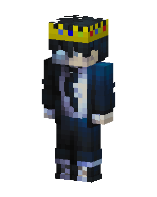 Crowned Blue Jacket skin, 3D preview