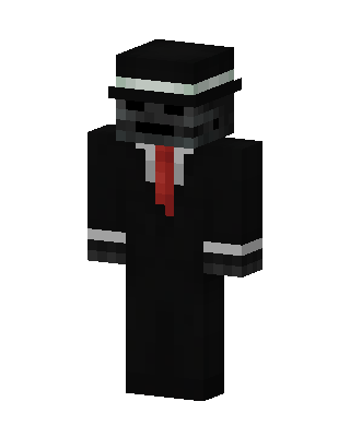 Wither Skeleton Gentleman Minecraft skin