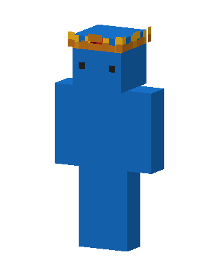 Blue King skin, 3D preview
