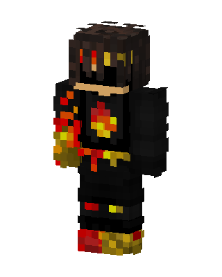 Flame Phantom skin, 3D preview