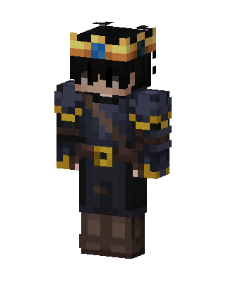 Dark Armored King Minecraft skin