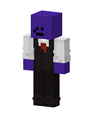 Purple Guy Suit skin, 3D preview