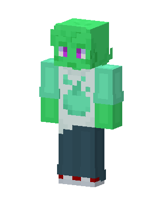 Green Slime Kid Minecraft skin