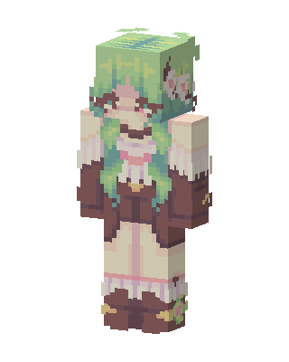 Forest Maiden skin, 3D preview
