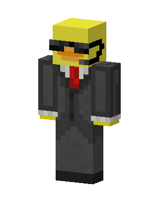 Agent Duck skin, 3D preview