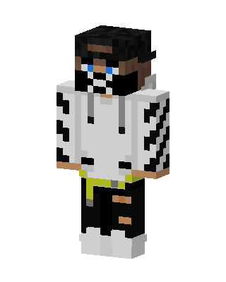 White Hoodie Boy Minecraft skin