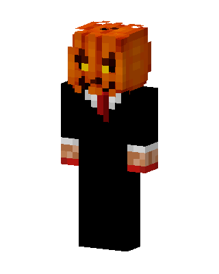 Pumpkin Suit skin, 3D preview