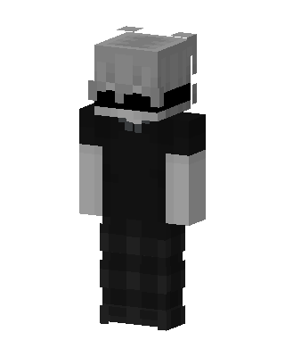 Monochrome Masked Boy Minecraft skin