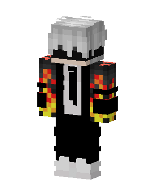 Lava Suit Boy skin, 3D preview