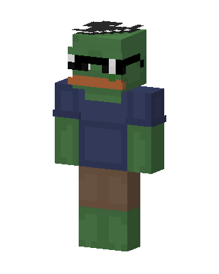 Green Player Boy skin, 3D preview