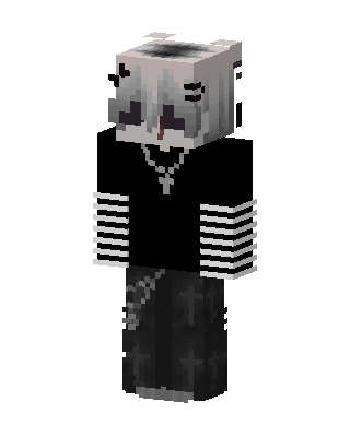 Emo Ghoul skin, 3D preview