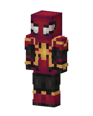 Iron Spider skin, 3D preview